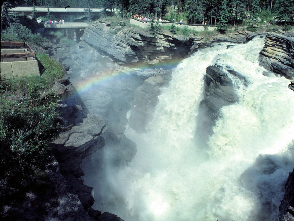 Athabasca Falls, Jasper National Park, AB by ©dyakimec