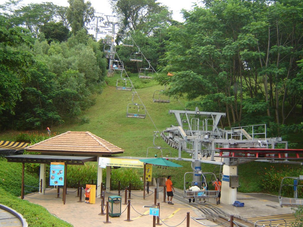 The Sentosa Luge and Skyride, Singapore by mcmurali