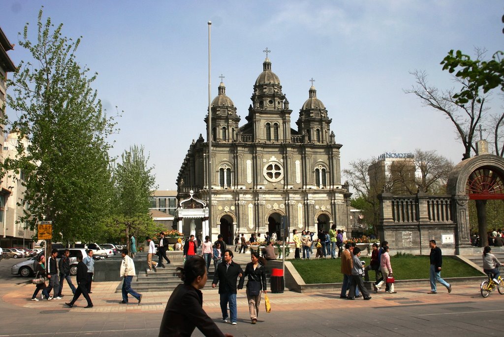 The Church at WangFuJing by up2pixy