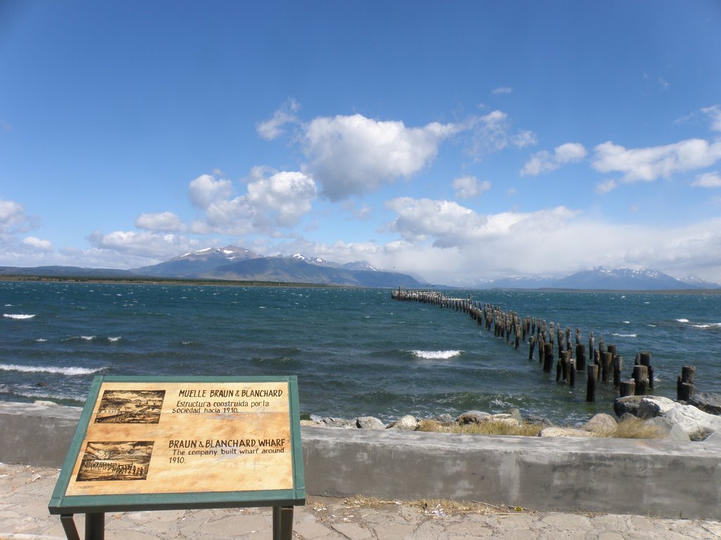 Ex pontile a Puerto Natales Chile by emilia fiorini