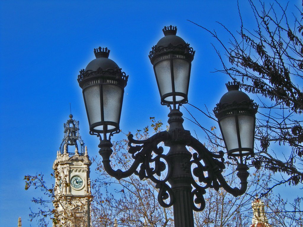 Farola y reloj... by Josehico