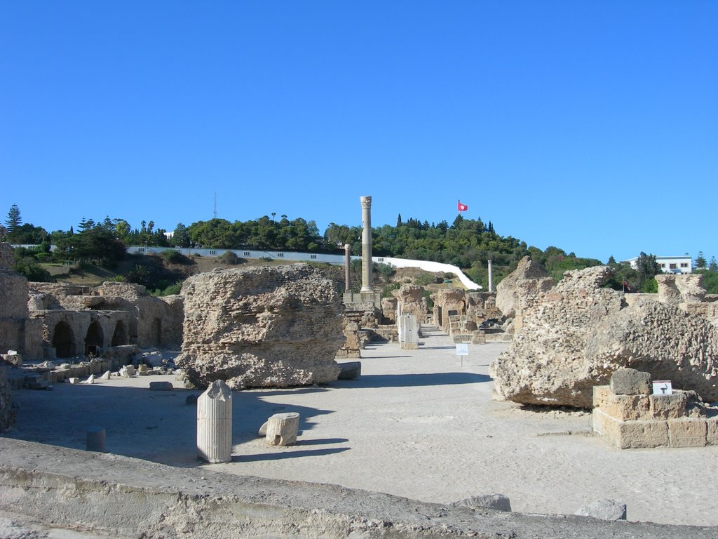 Ruinas de Cártago y residencia presidencial by jsims82