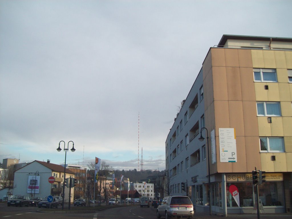 Sendemast über der Pforzheimer Straße by Panzerknacker