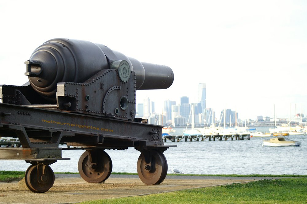 Old Canon on the foreshore by melbourneinphotos