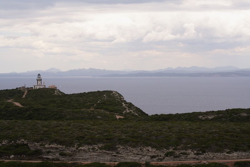 Corsica, Sardinia in sight , France, June 2006 by zobb