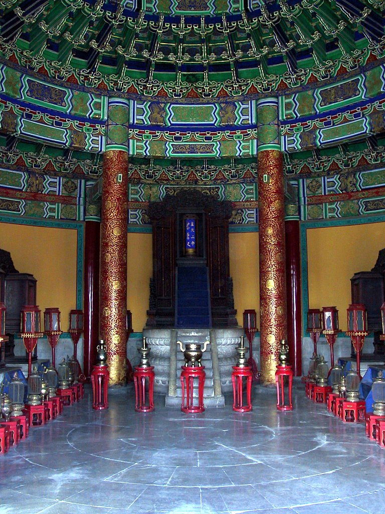 Imperial Vault Of Heaven, Temple of Heaven, Beijing, China by Frans Harren