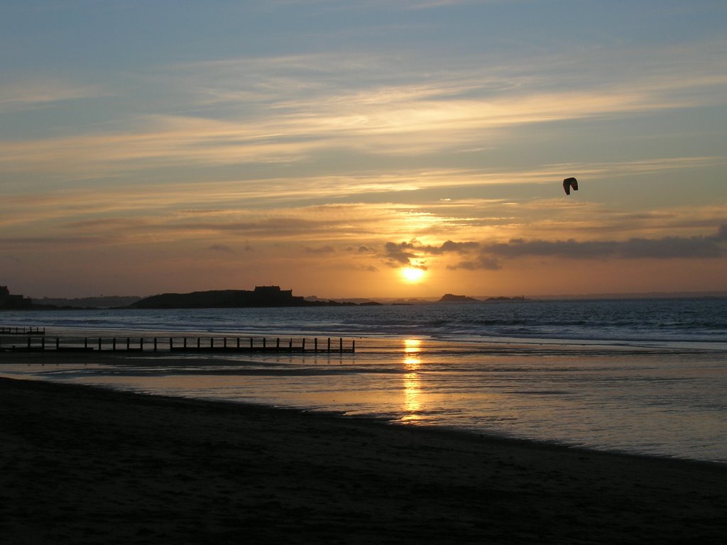 Coucher de soleil à Saint-Malo by Kiki92