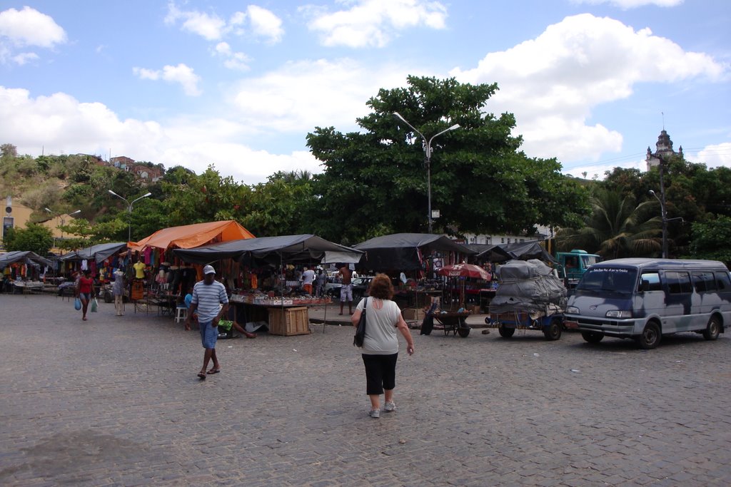 Praça do Mercado Municipal - Centro - Cachoeira - BA - nov/2008 by Henrique de BORBA