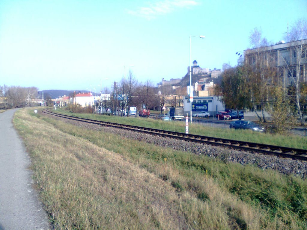 Trencin-hradza/vah by Lubomír Kolesár