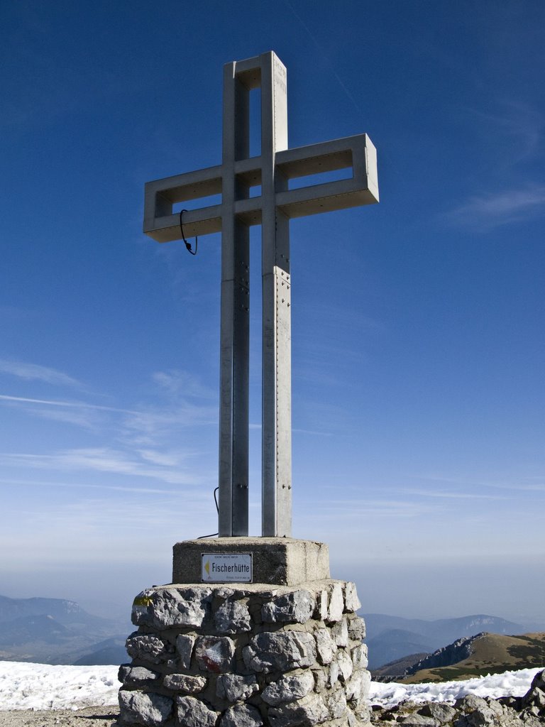 Schneeberg summit 'Gipfelkreuz by Snooopy