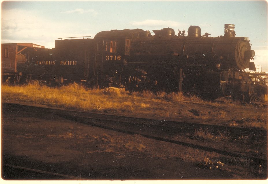 CPR 3716, now on Kettle Valley Railway, Summerland, BC, 1964 by doug_wilson