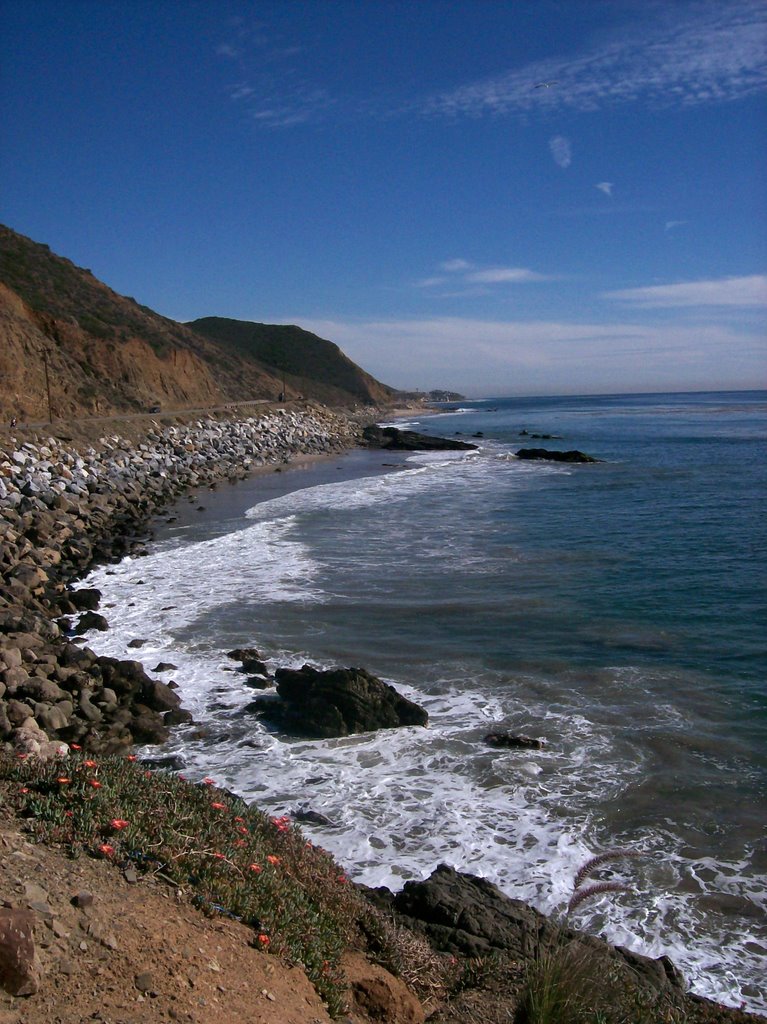 Pacific Coast Highway heading south to Malibu. by Kristy M