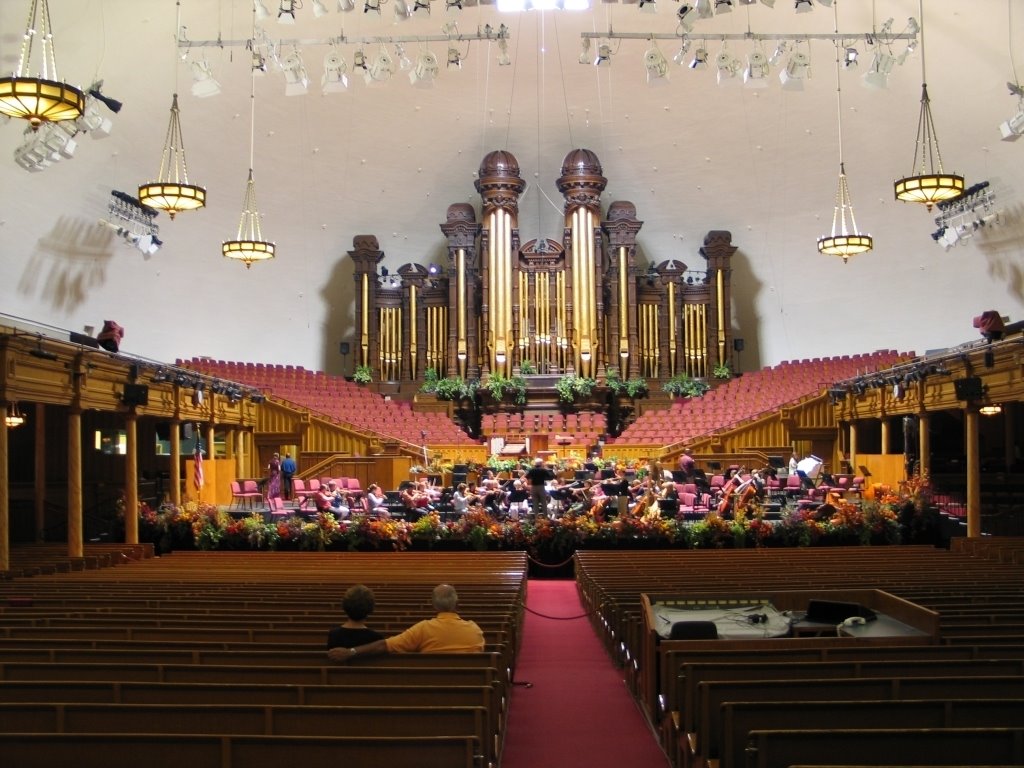 Organ in Mormon Tabernacle by Leif Bentzen