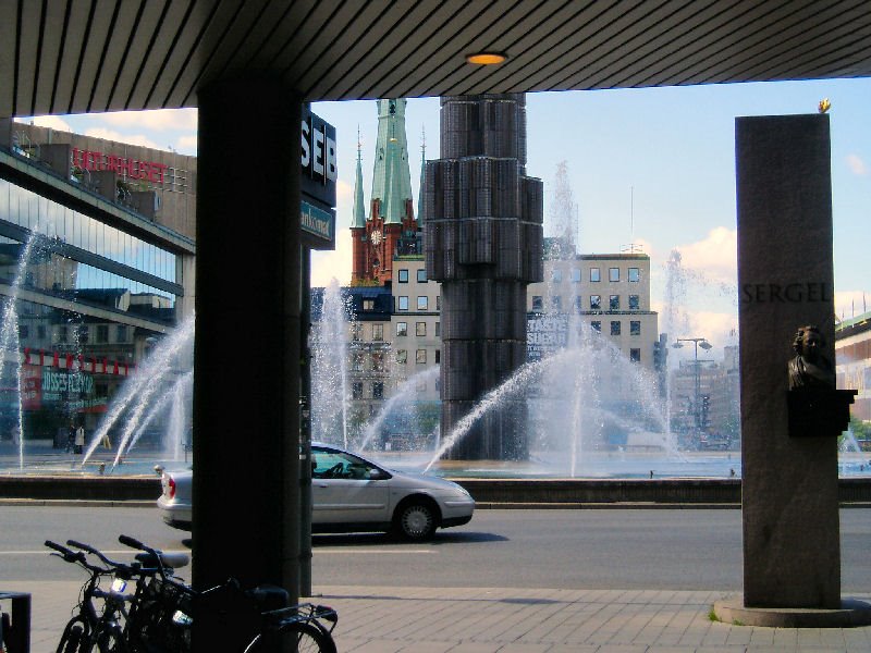 Sergels Torg by Andreas Tschanun