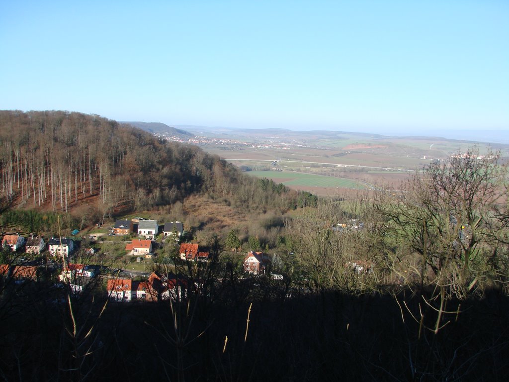 Lohraburg - Blick nach Bleicherode by Gottfried Hoffmann -…