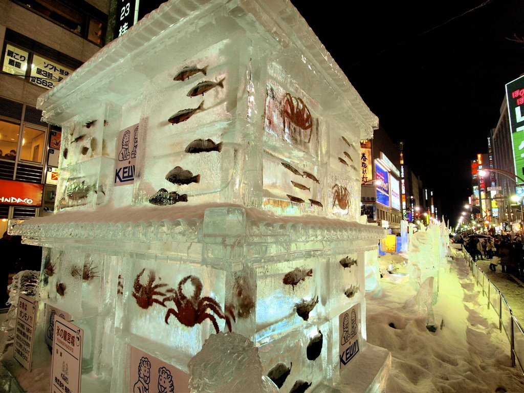 Snow Festival at Susukino, Sapporo, Japan by tade KS