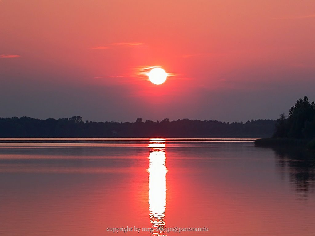 Sonnenuntergang am Knappensee - 05.07.2002 by mrg-design