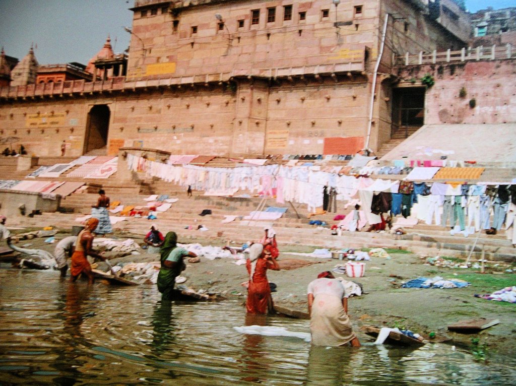 Washing Day on the Ganges, Varanasi by demongroover