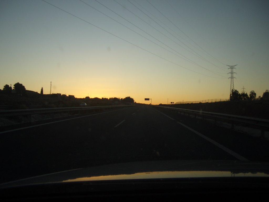 Amanece al ir a Murcia by GNavarro