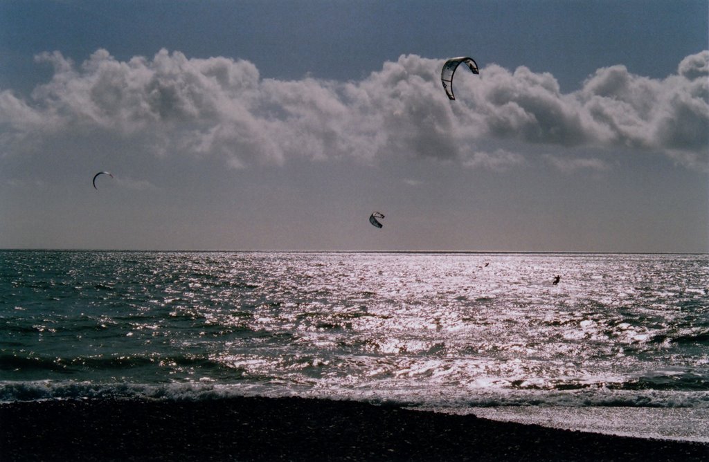 Beach in christchurch by Szymon Kordylewski