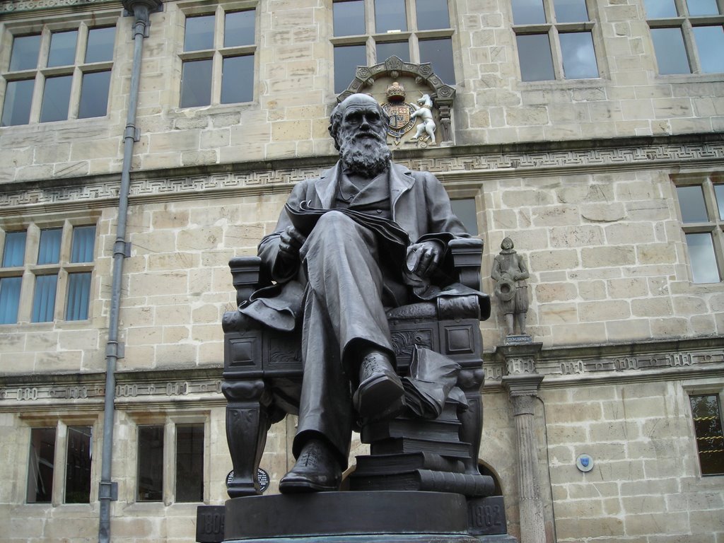 Darwin Statue, Shrewsbury by Ynysforgan_Jack