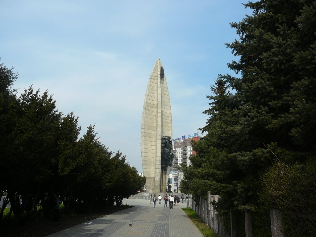 Rzeszów, The monument near the roundabout Roman Dmowski by Jabusan