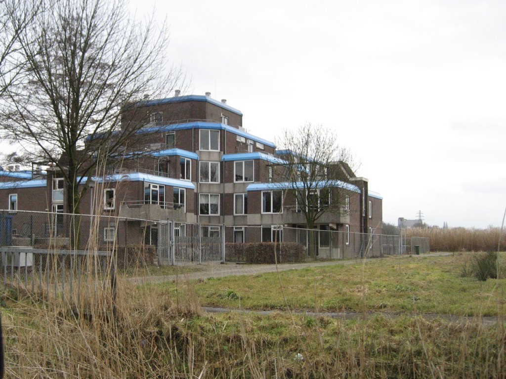 JP - Haarweg - View @ last Haarweg studenthome sector ( Third and lowest buildings at far end ) by Jaap Peters