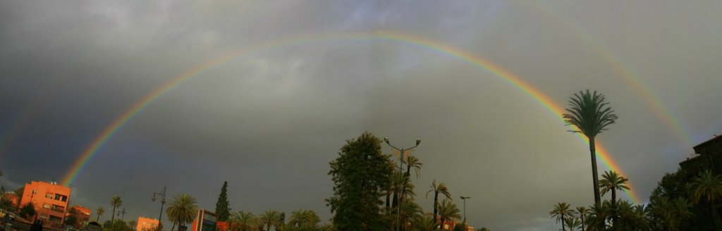 Rainbow Plaza de la Libertè by daxdeluxe