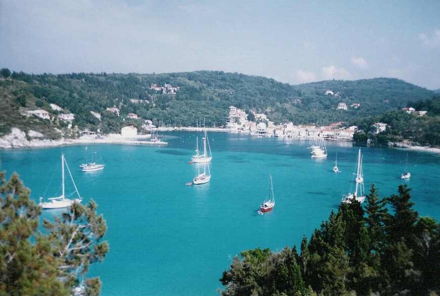 Lakka harbour by JackSTL