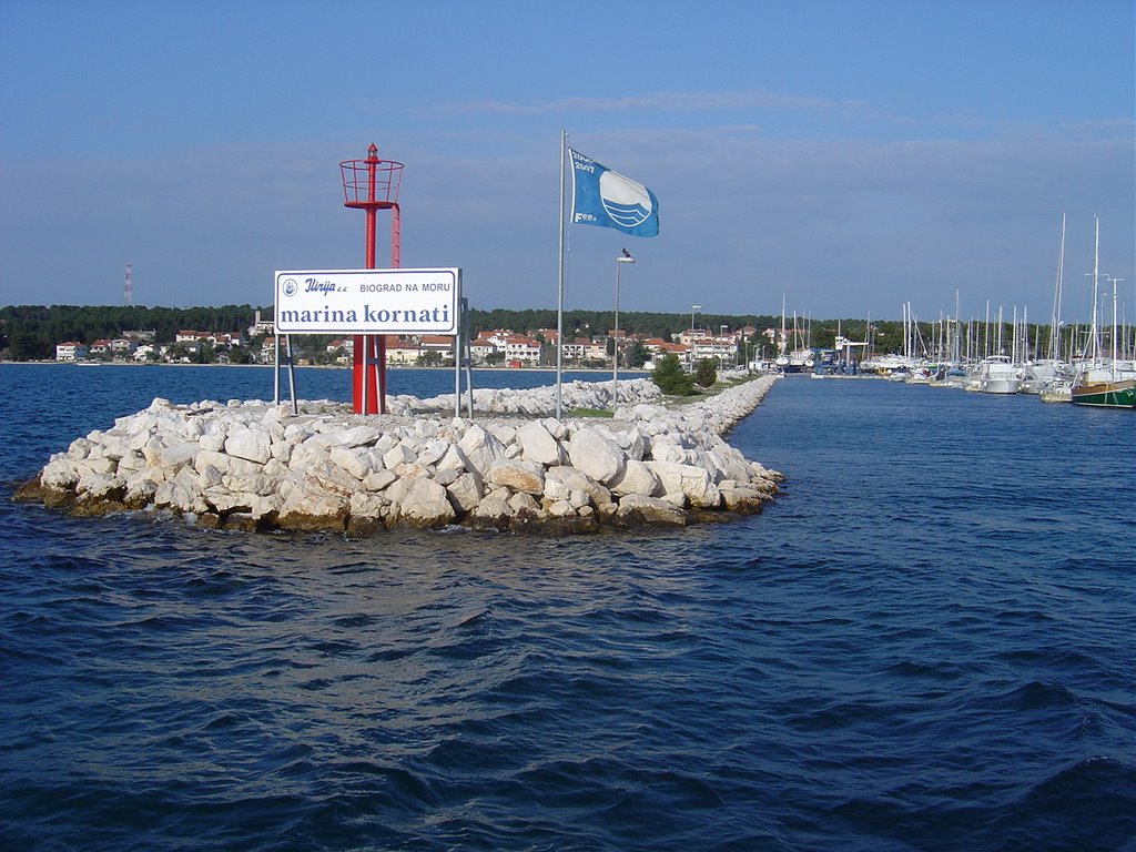 Törn 07 Einfahrt in den Hafen Biograd Yachtclub Eckardts by Peer Baumann