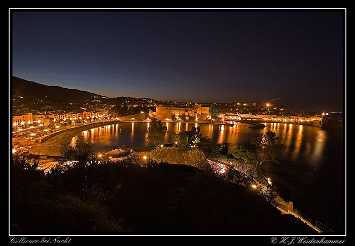 Collioure bei Nacht by J.Weidenhammer(www.j…