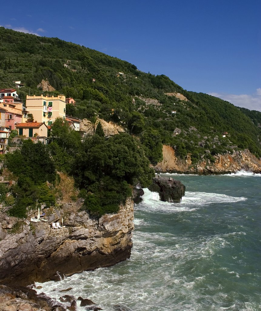 Tellaro dal mare by stefano bolognesi