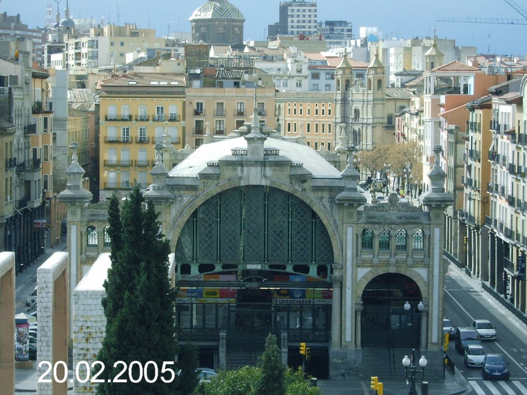 Mrm-MERCADO CENTRAL (Vistas desde el Torreon de la Zuda)ZARAGOZA by Manuel “manu mrm” Ro…