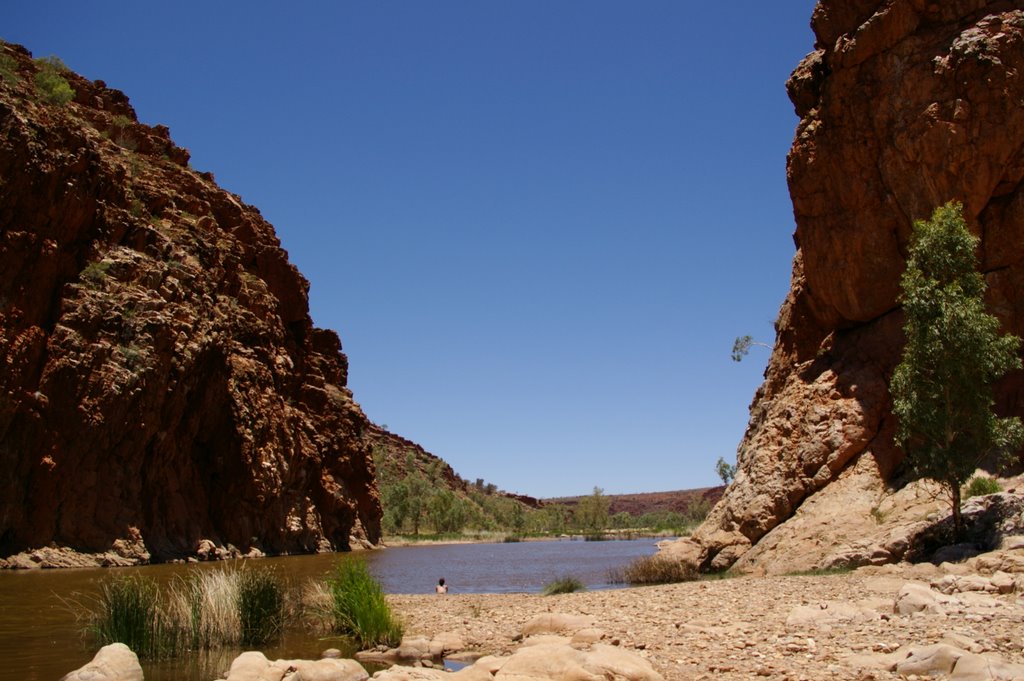 Glen helen gorge northern territoy australia by bob usher