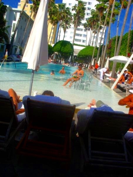 Pool at Delano, South Beach Miami, FL by jdimagio5