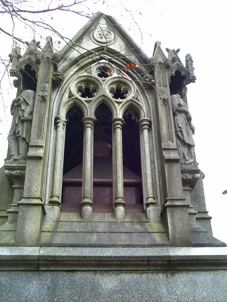 The Peacock Tomb at Brookfield Church by Andrew Lane