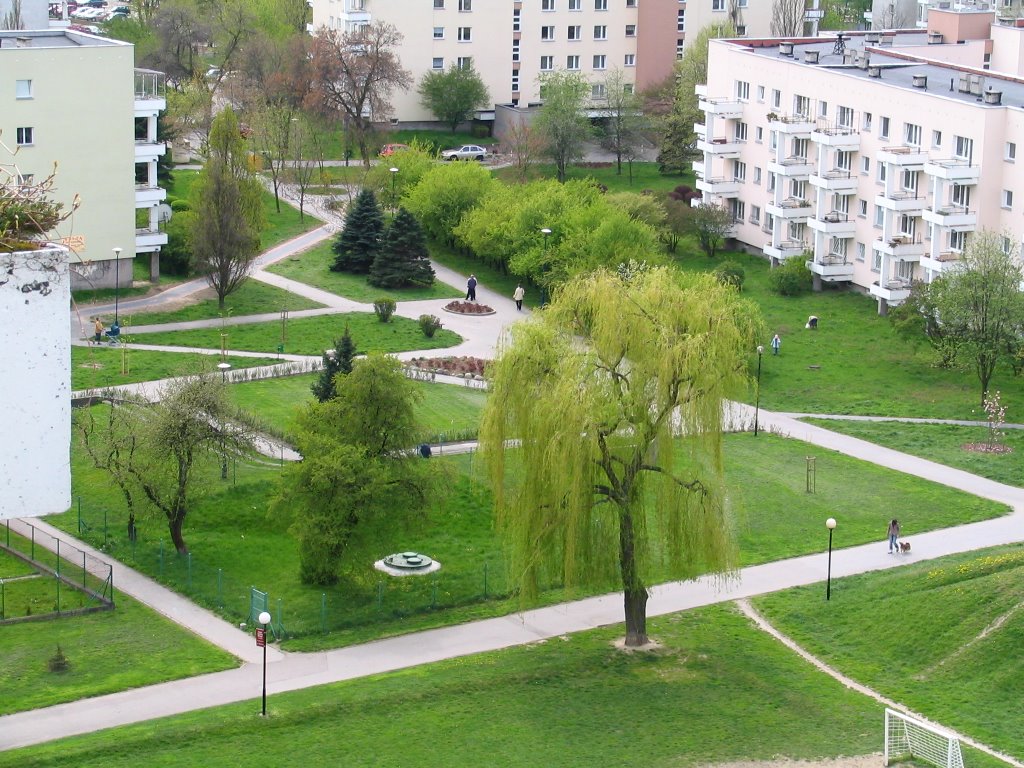 Warszawa Mokotów - Służew nad Dolinką / widok z X piętra by Zdzisław Adam Niedźw…