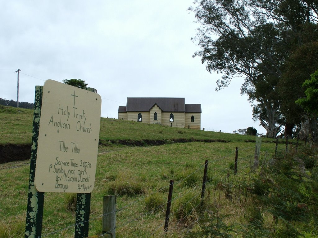 Anglican Church Tilba Tilba (with sign) by SEChurchPics