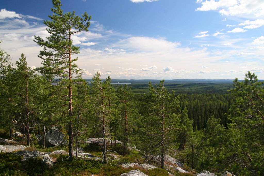 View from Vuokatinvaara by Jani Tykkä