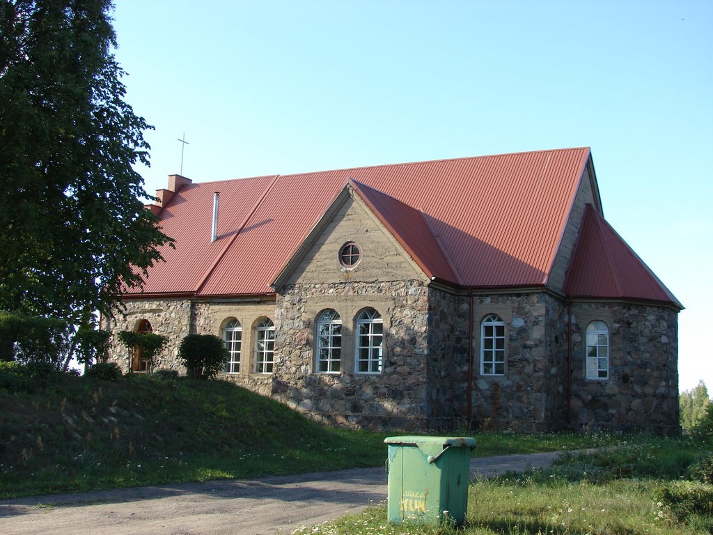 Istras Jaunavas Marijas Bezvainīgās Ieņemšanas Romas katoļu baznīca (1940.), Vecslabada, Istras pagasts, Ludzas novads, Latvia by M.Strīķis