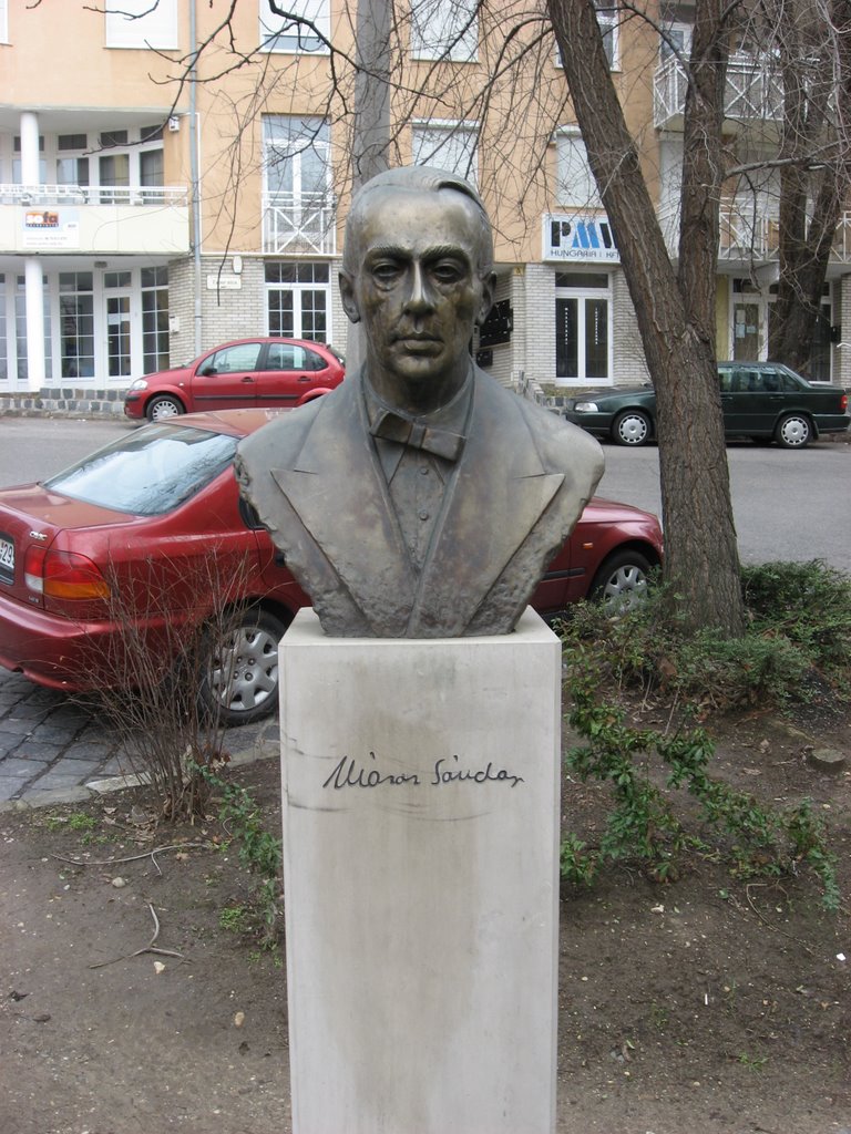 Márai Sándor szobra by Kozma Péter Alfonz