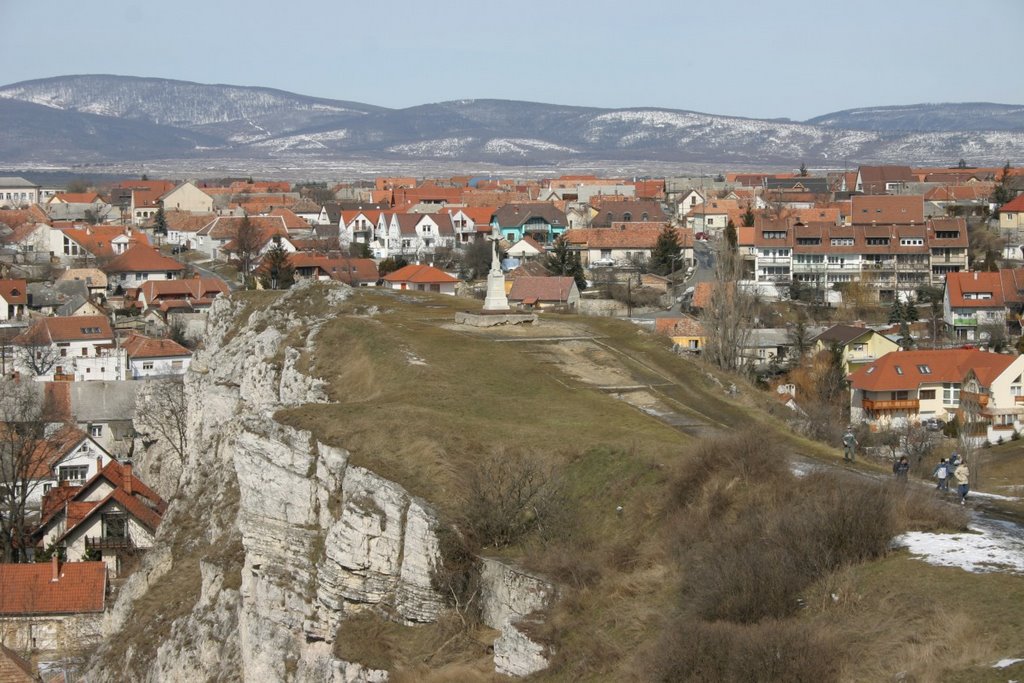 The Cross from Castle, Veszprém, Hungary by MBagyinszky