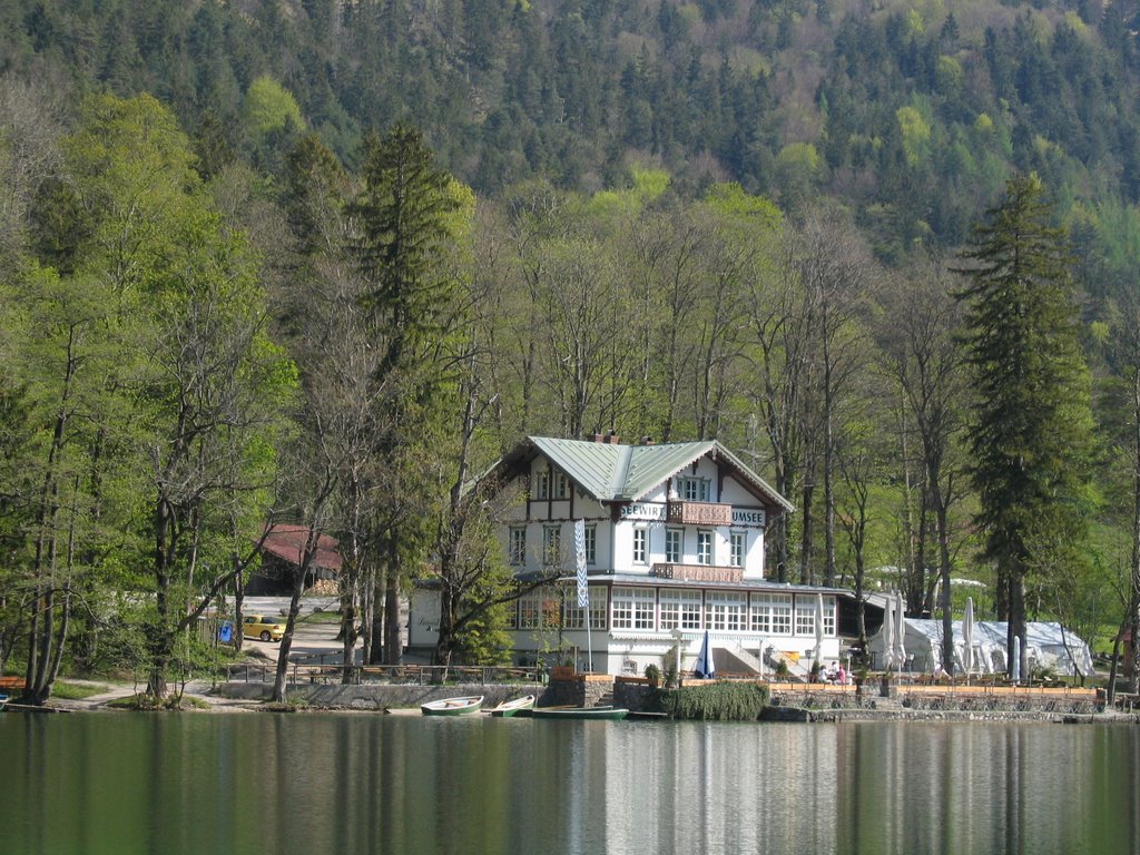 Karlstein bei Bad Reichenhall, Thumsee, Blick auf Seewirt (mg) by Michael Geipel