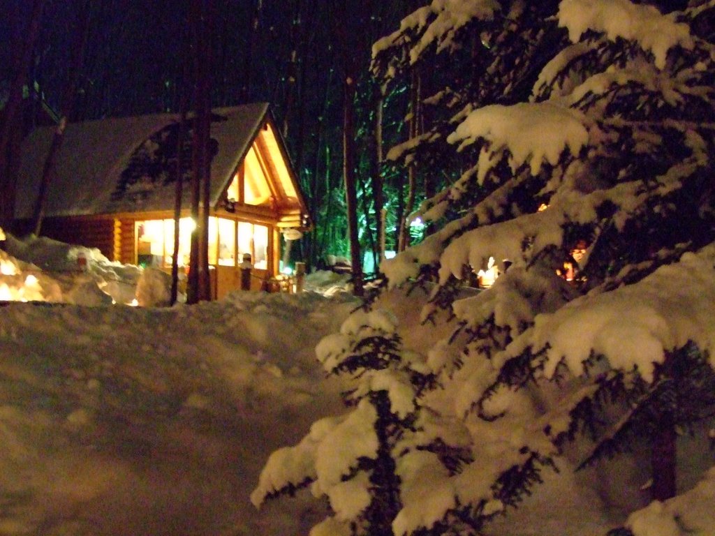 Prince Hotel Cottage in Winter by Chouden Boy