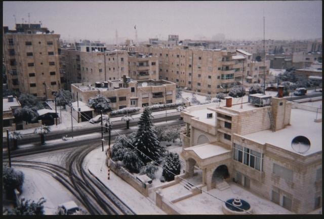 Feras Al-Ajlouny street in snow by t_tbaishat