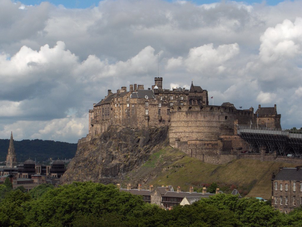 Edinburgh Castle, view from National Museum by Konstantinos Xenos