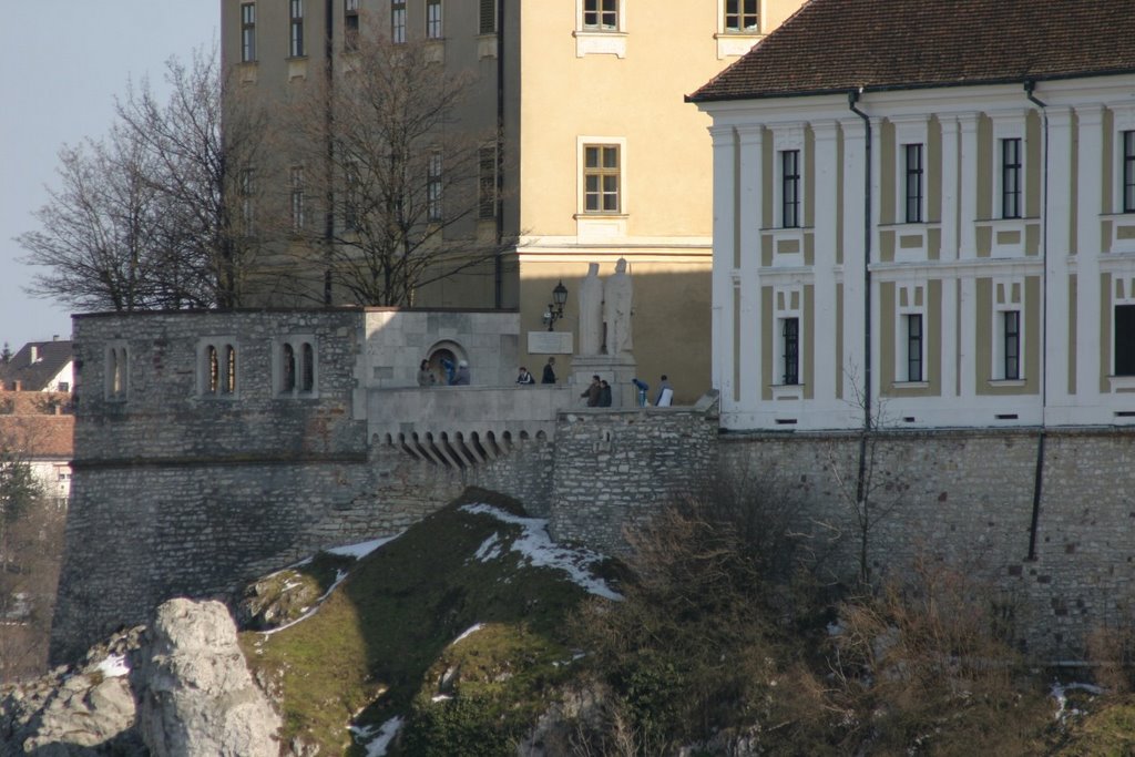 The King and the Queen from the bridge, Veszprém, Hungary by MBagyinszky