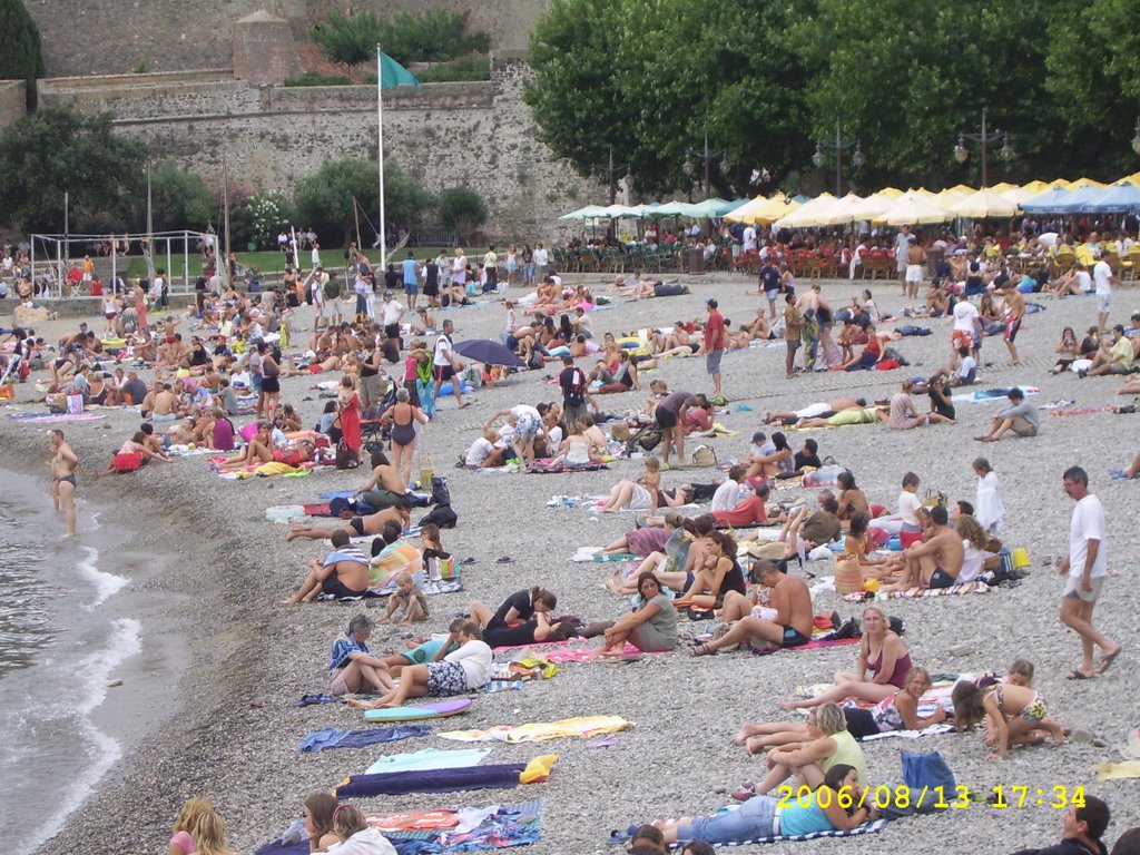 Collioure, The beach by Jabusan