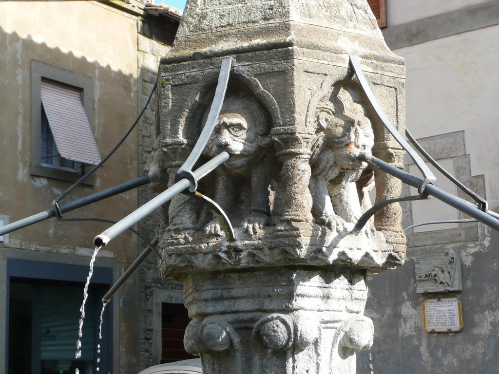 Fontana di Piano, leoni soffiaacqua by Antonio Cignini