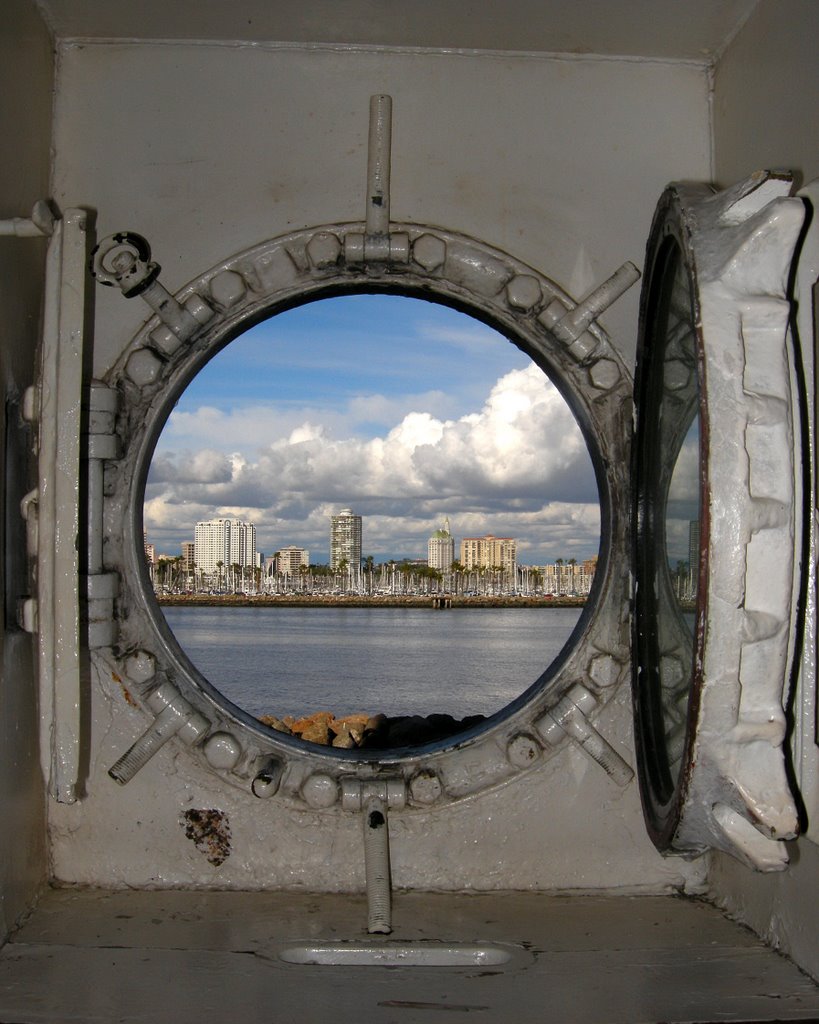 Long Beach from Queen Mary by Martin Pazzani